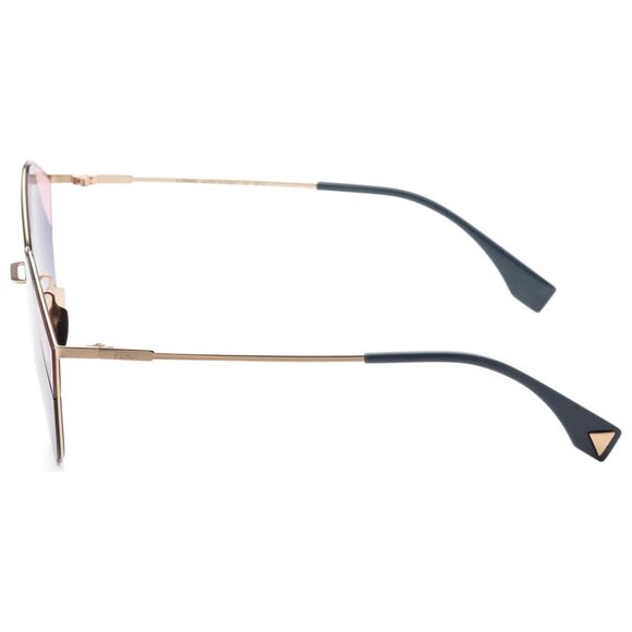NEW Fendi 0341 S Blue Pink Silver Cat Eye Sunglasses